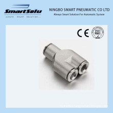 Mpy Nickle Plated Brass Y Type Quick Push in Pneumatic Fitting